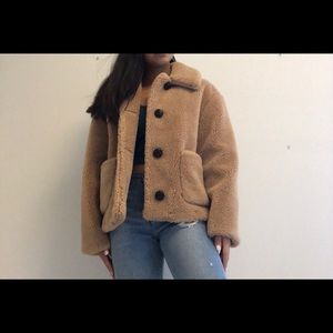 NWOT Zara teddy jacket